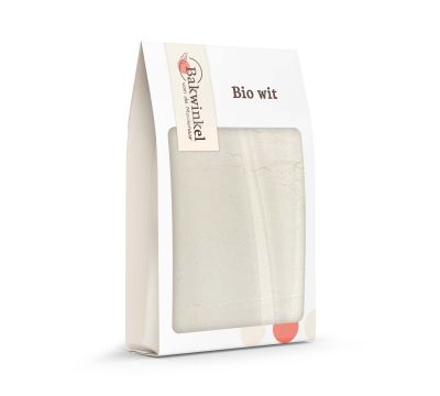 Biologische bloem wit